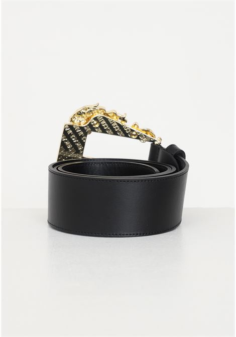 Black belt with baroque buckle for women VERSACE JEANS COUTURE | 75VA6F0271627899